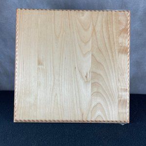 Crate & Barrel Cutting Board Reversable Maple 13x13